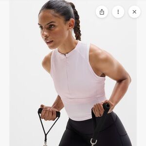 Athleta Light Pink Performance Tank Top